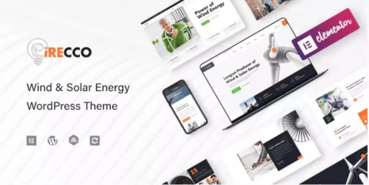 iRecco - Wind & Solar Energy WordPress Theme