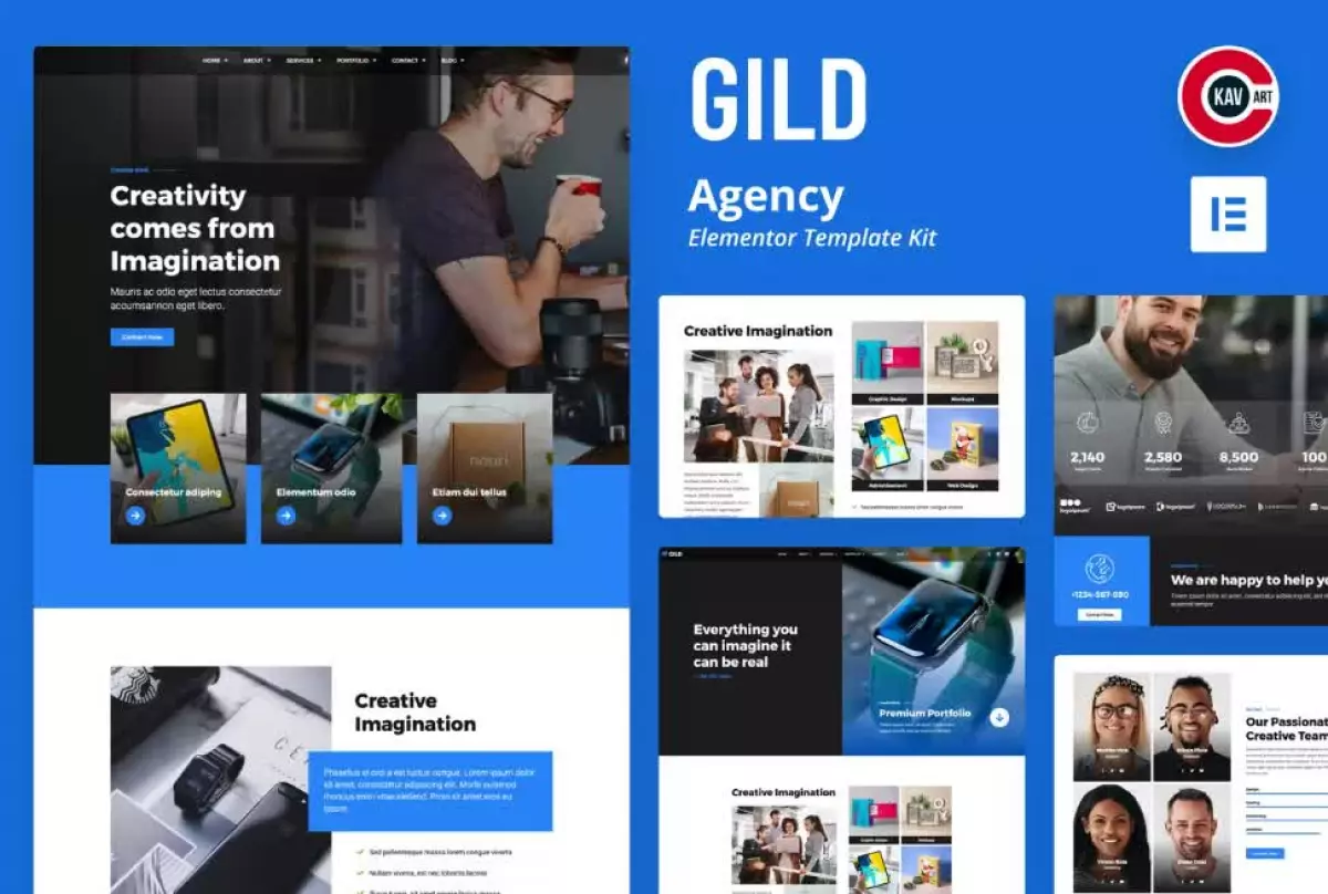 Gild - Agency Elementor Template