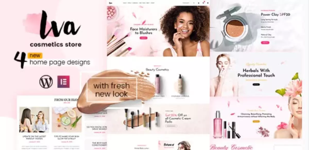 Iva -  Beauty Cosmetics Shop WordPress Theme 2.9