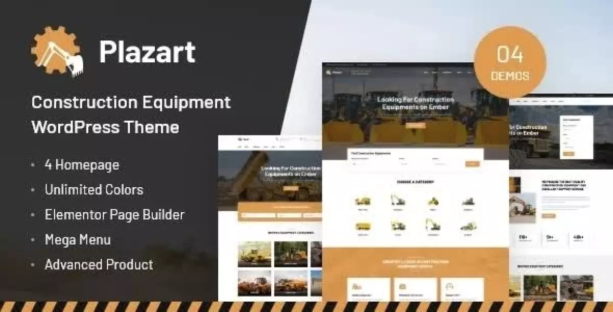 [WISH] Plazart - Construction Equipment WordPress