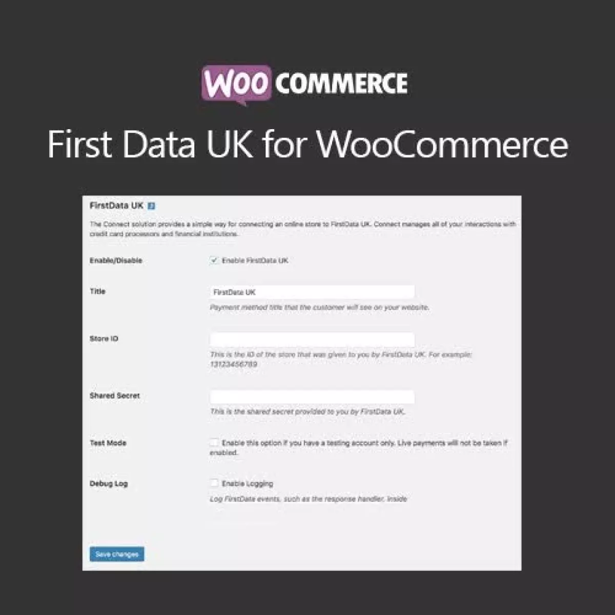 WooCommerce FirstData UK