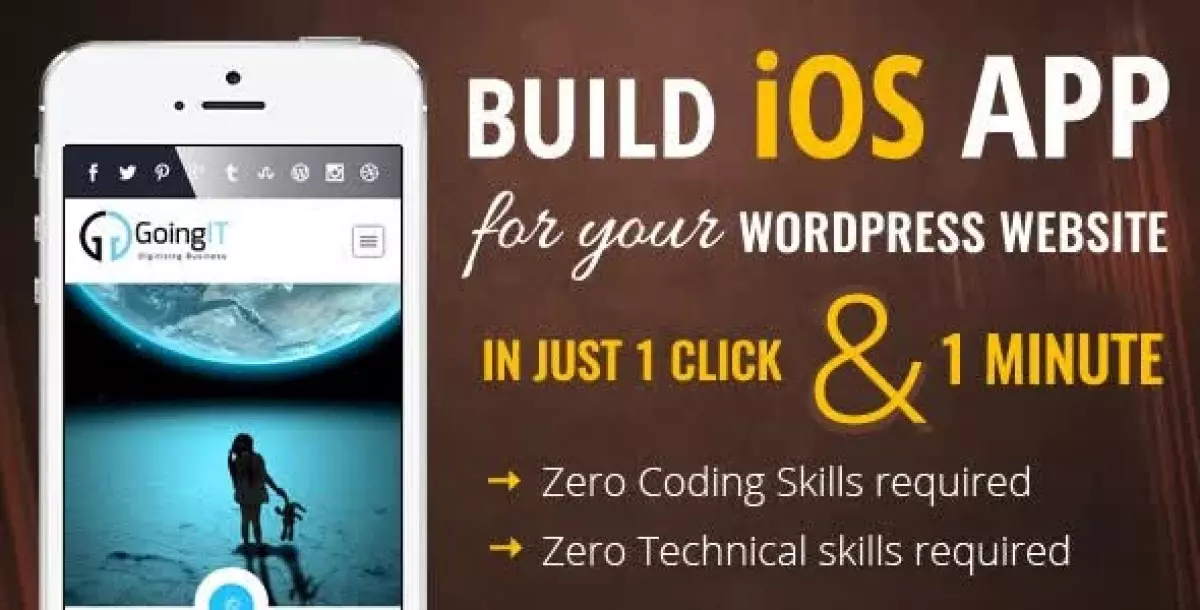 iWappPress builds iOS Mobile App for any WordPress Website 1.0.7