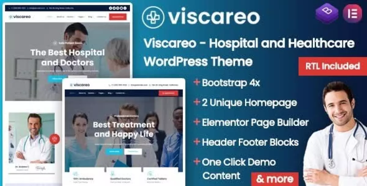 [WISH] Viscareo - Hospital and Healthcare WordPress