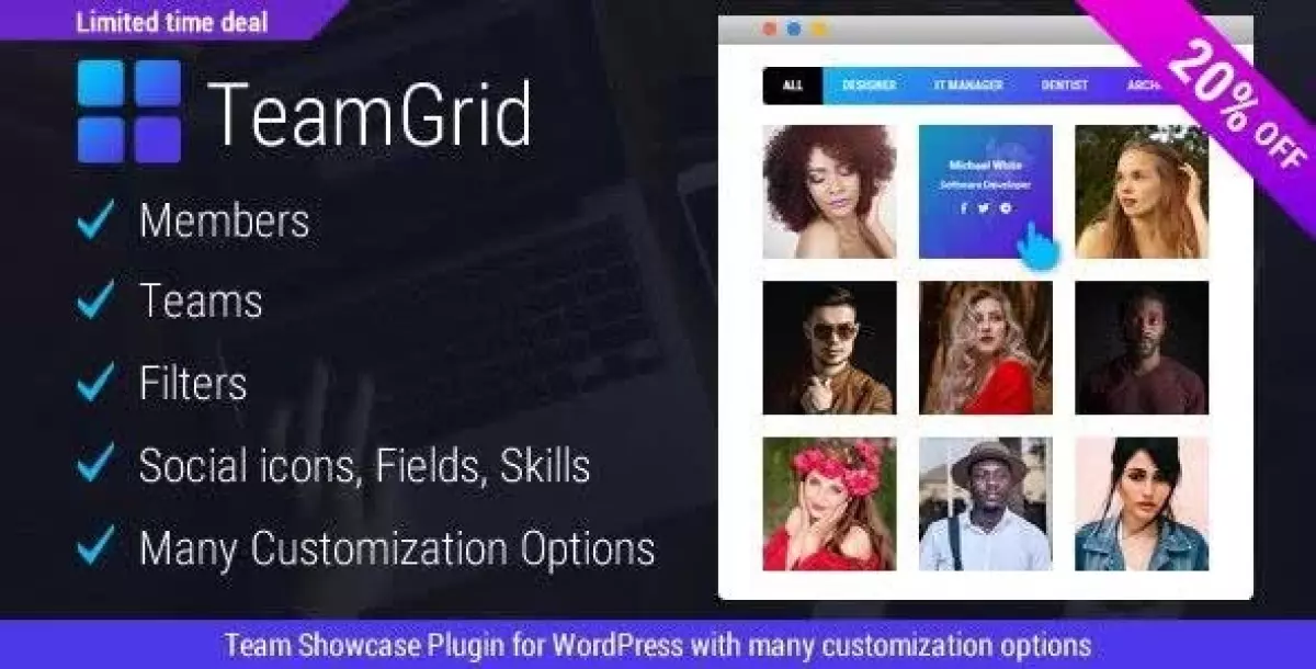 [WISH] Team Grid - Team Member Showcase WordPress Plugin &amp; Team