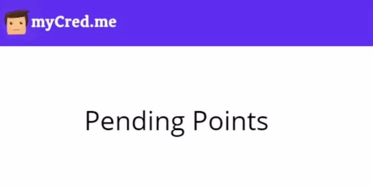 myCred Pending Points