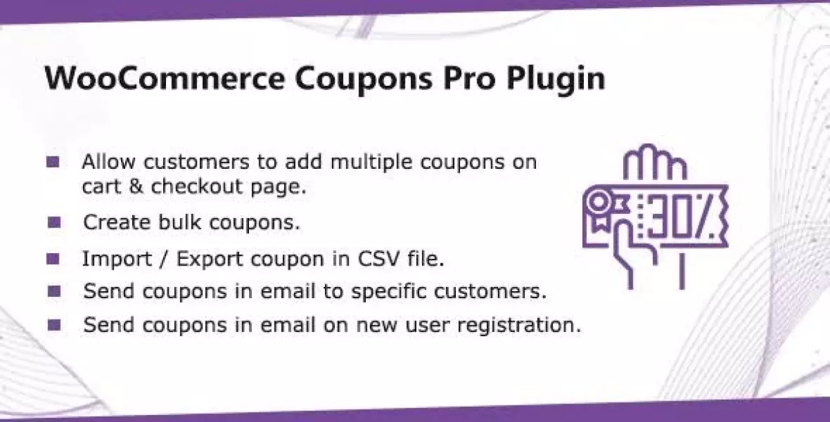 [WISH] WooCommerce Coupons Pro