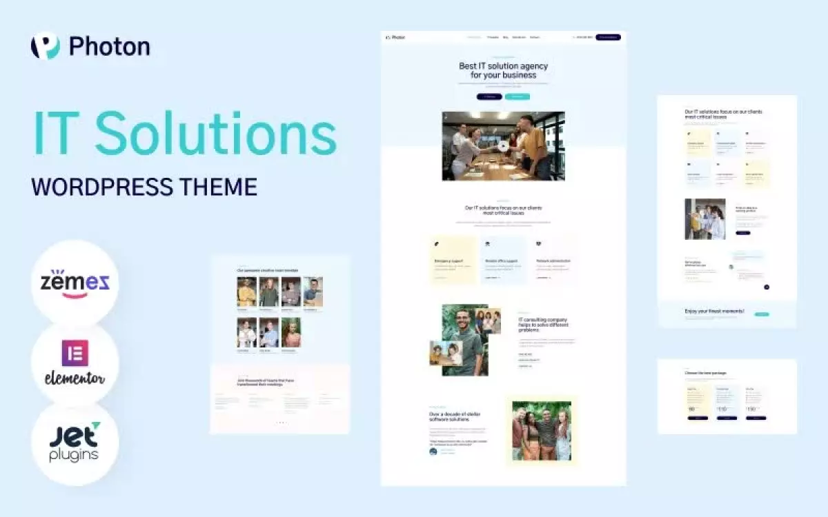 Photon - IT Solutions WordPress Theme