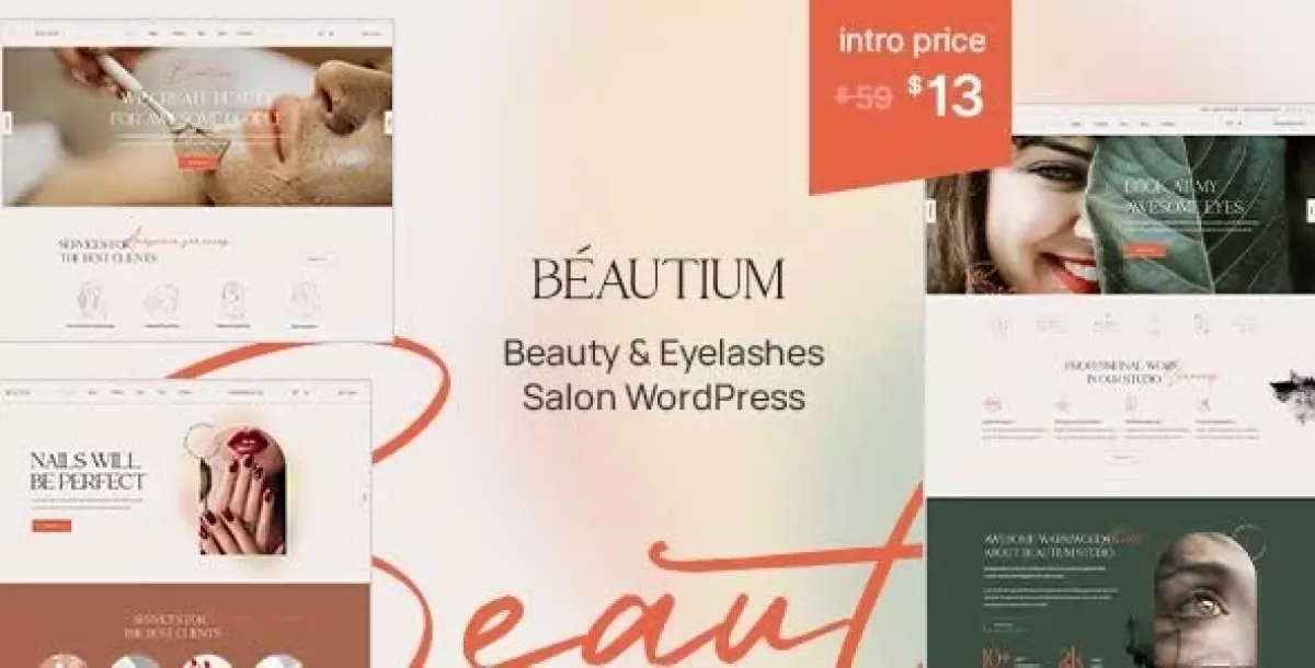 Beautium | Beauty Salon & Nails WordPress Theme