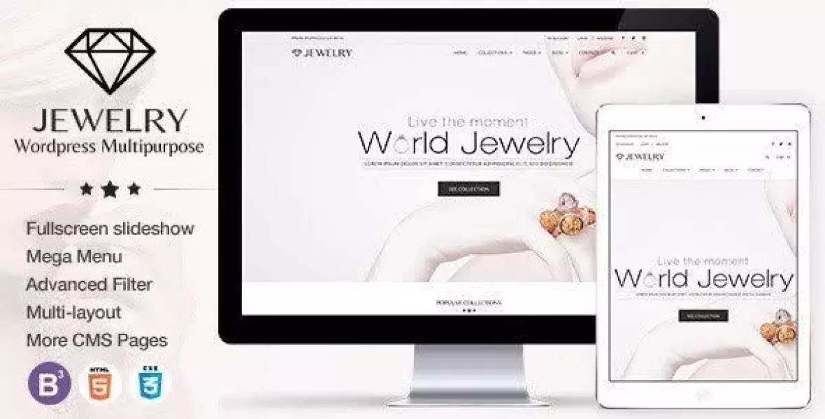 Jewelry - Responsive WordPress Theme  3.2.0