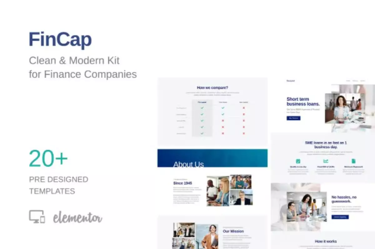 FinCap - Finance Template