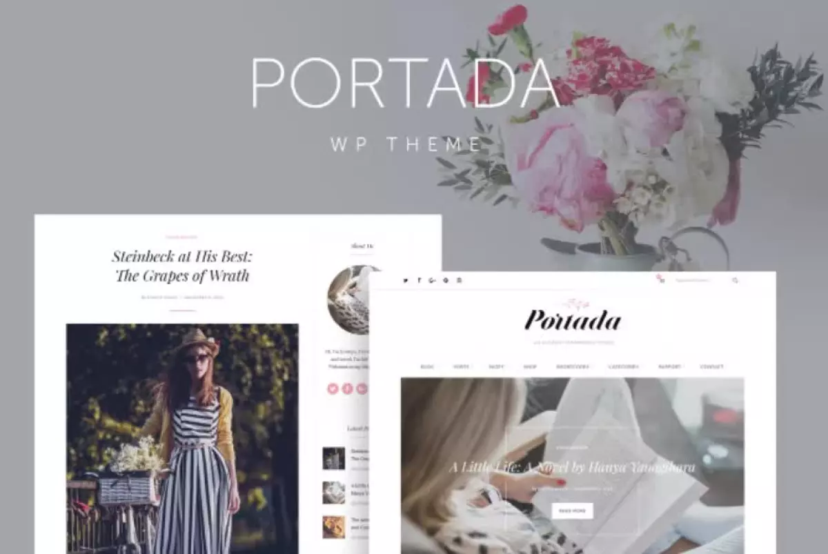 Portada - Elegant Blog Blogging WordPress Theme