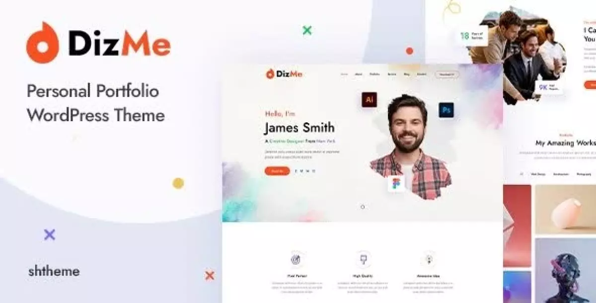 [WISH] Dizme - Personal Portfolio WordPress