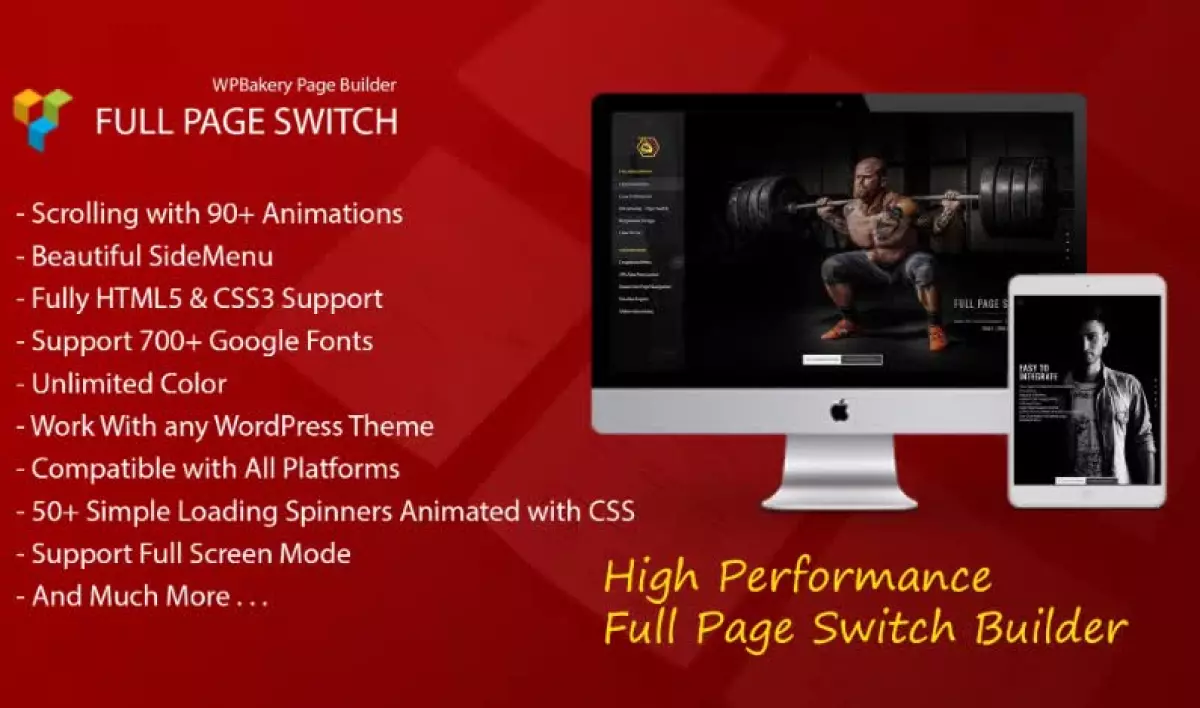 Full Page Switch - Addon For WPBakery Page Builder