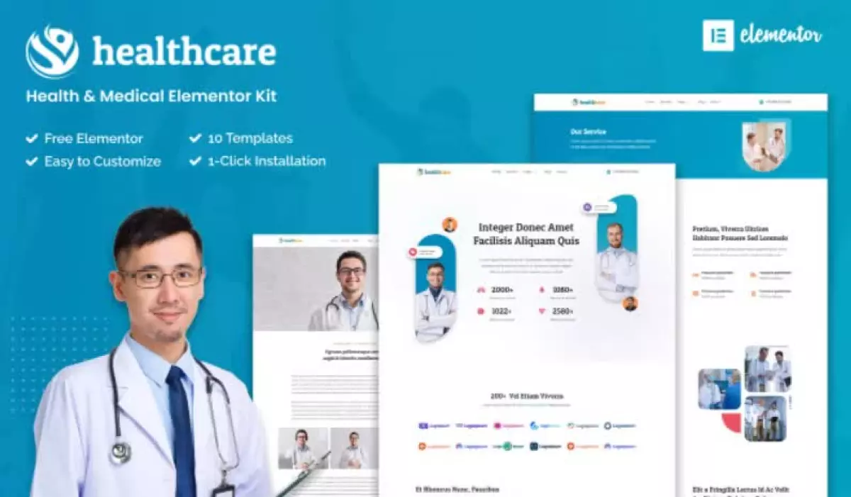 Healthcare - Health & Medical Elementor Template