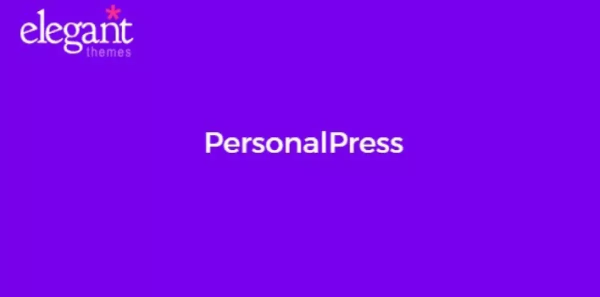 Elegant Themes PersonalPress