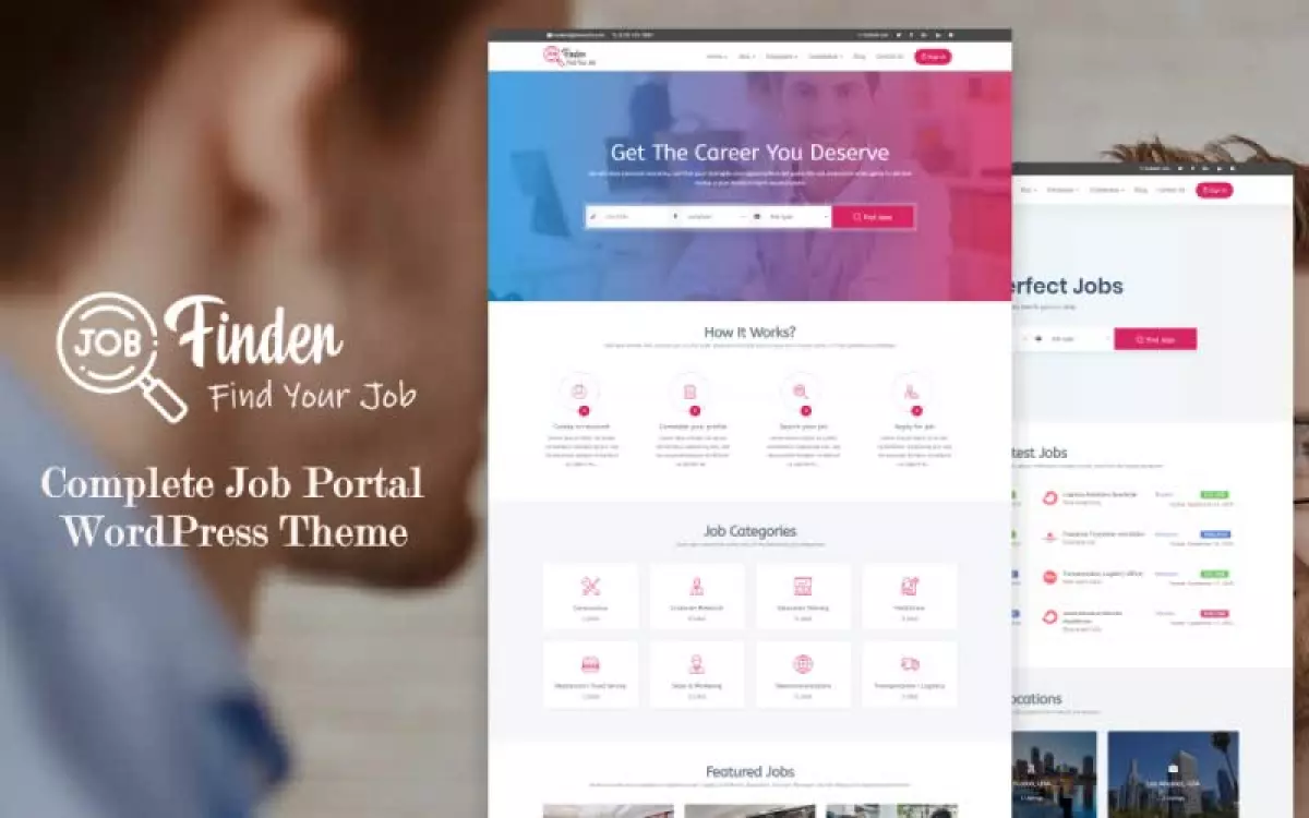 Jobfinder - Job Board WordPress Theme