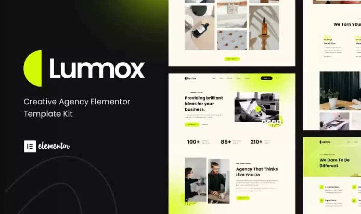 Lummox - Creative Agency Elementor Template