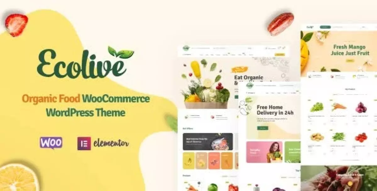 [WISH] Ecolive - Organic Food WooCommerce WordPress