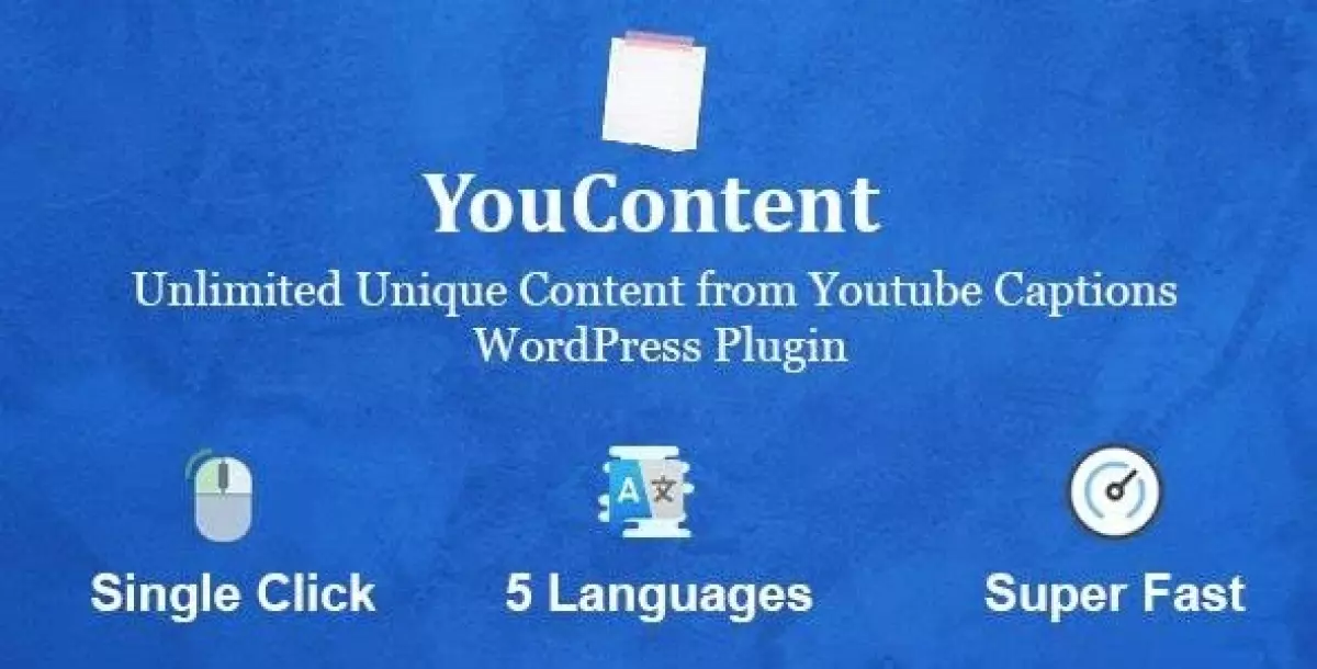 [WISH] YouContent - Unlimited Unique Content Generator from Youtube