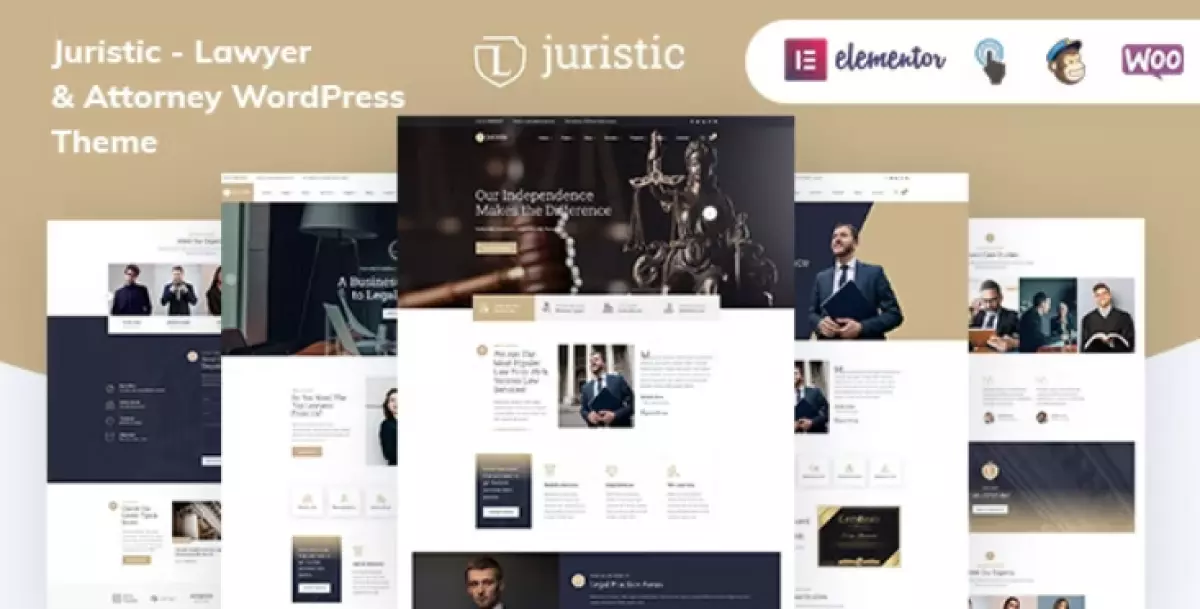 Juristic - Lawyer &amp; Attorney WordPress Theme