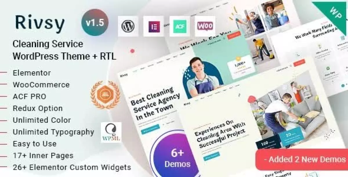 [WISH] Rivsy - Cleaning Services WordPress