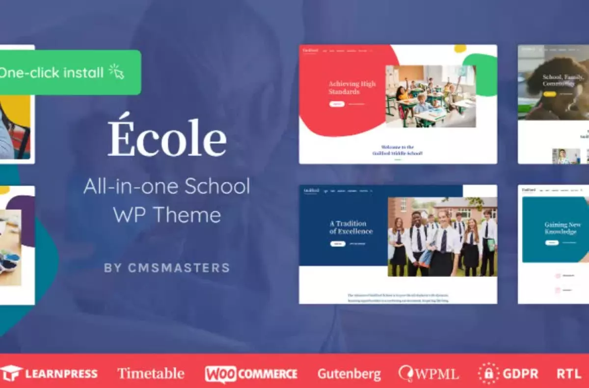 Ecole - Education & School WordPress Theme