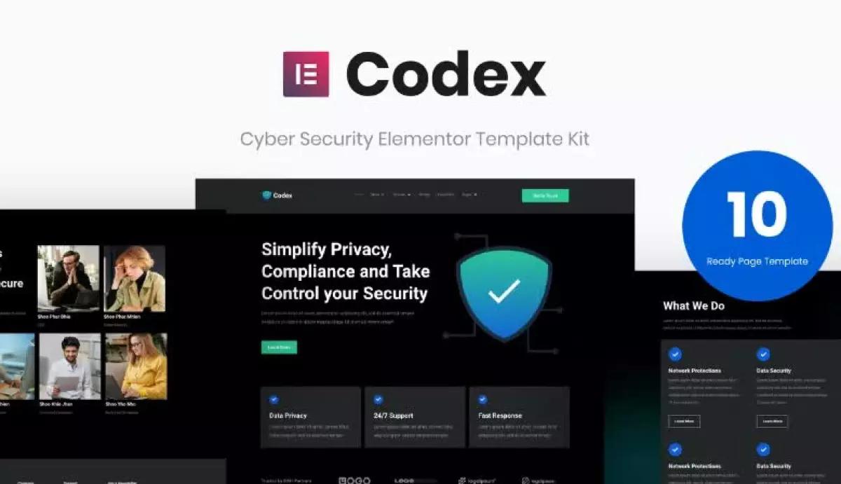 Codex - Cyber Security Elementor Template