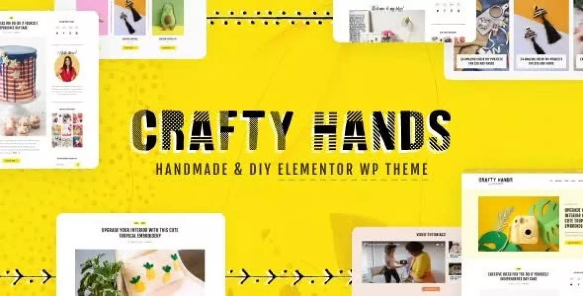 [WISH] Crafty Hands - Arts &amp; Workshop WordPress