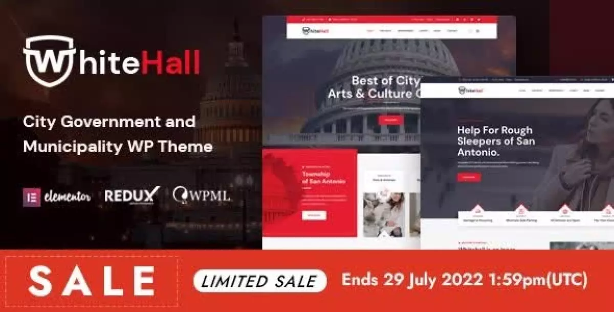 [WISH] White Hall - Municipal and Government WordPress