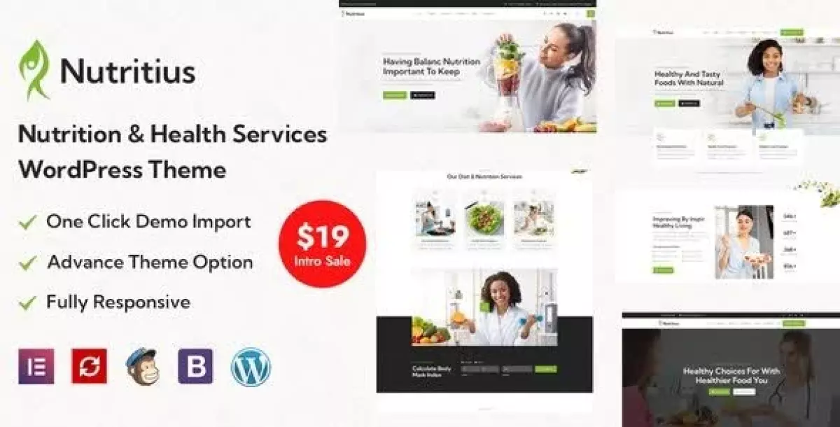 [WISH] Nutritius - Nutrition &amp; Health Services WordPress