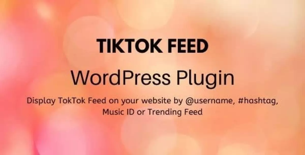 [WISH] TikTok Feed - WordPress