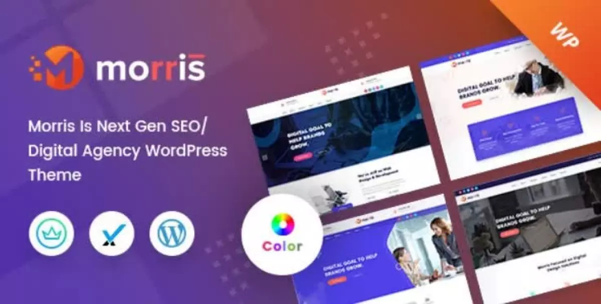 Morris - WordPress Theme for Digital Agency