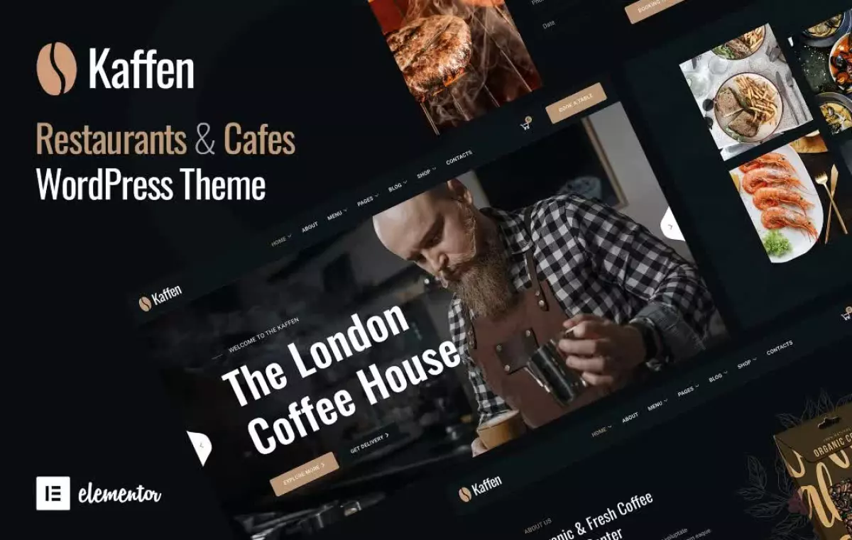 Kaffen - Restaurant & Coffee Shop WordPress Theme 1.0.5