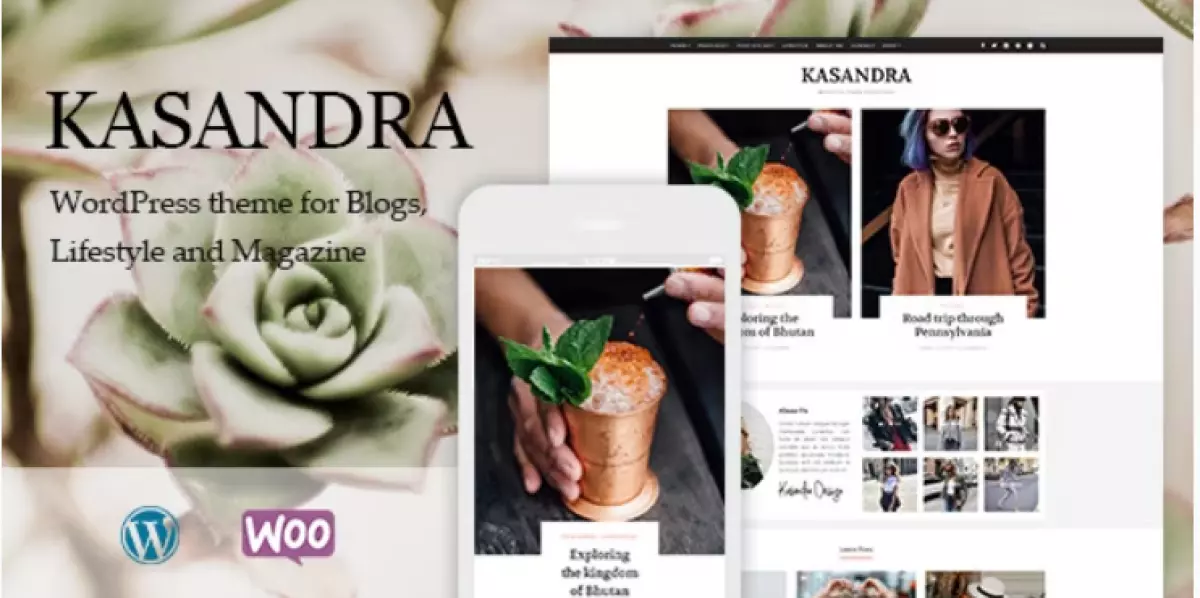 Kasandra - A Responsive WordPress Blog and Shop Theme