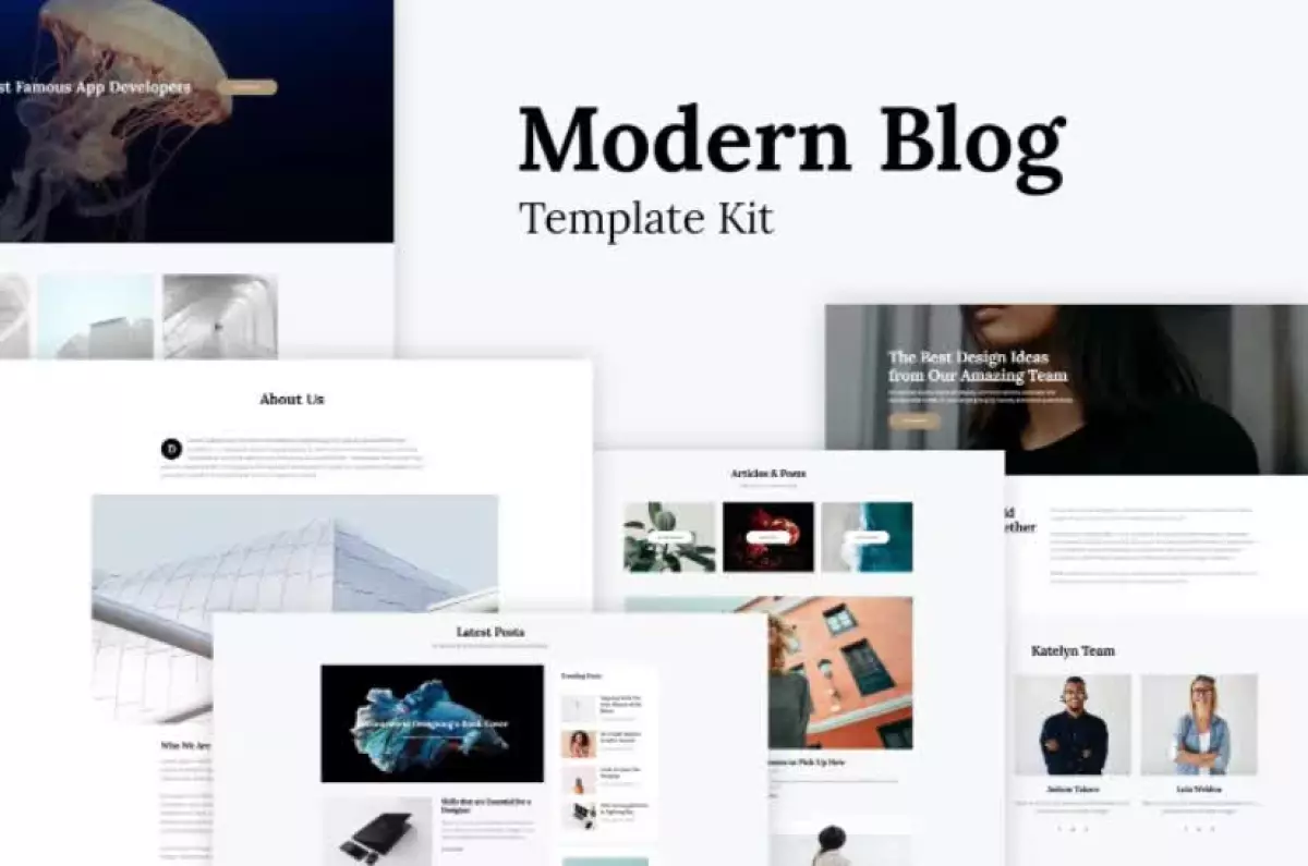 Katelyn - Modern Blog Template