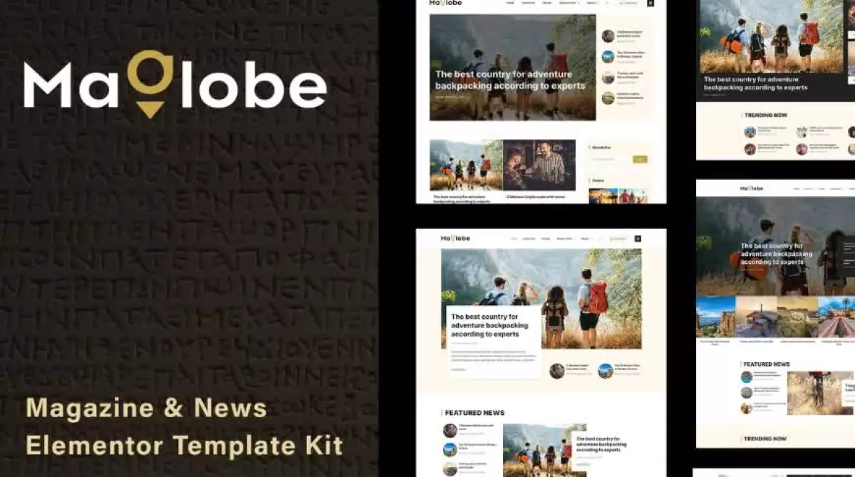 Maglobe - Magazine & News Elementor Template