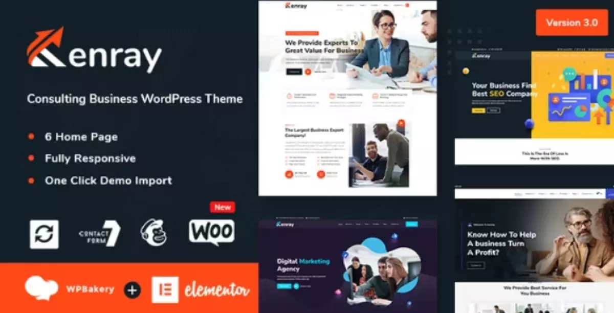 Kenray – Consulting Business WordPress Theme