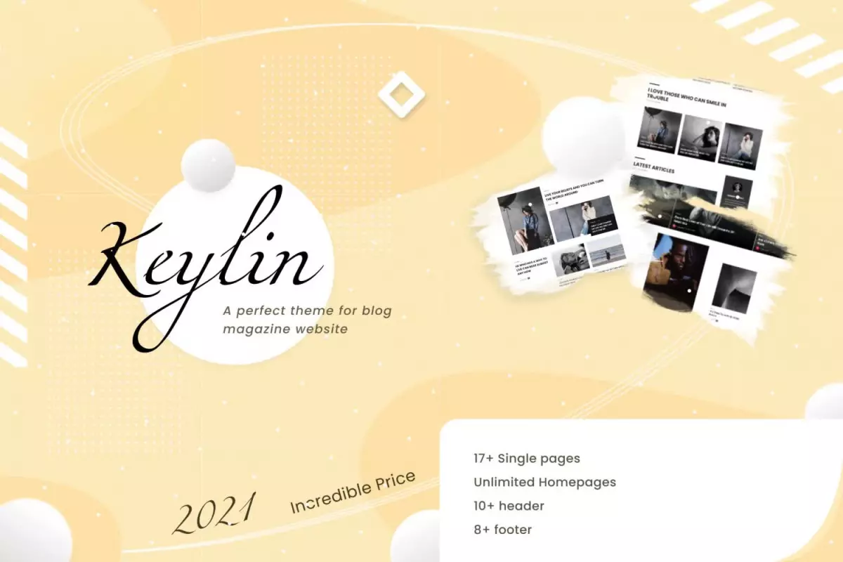 Keylin - WordPress Magazine and Blog Theme