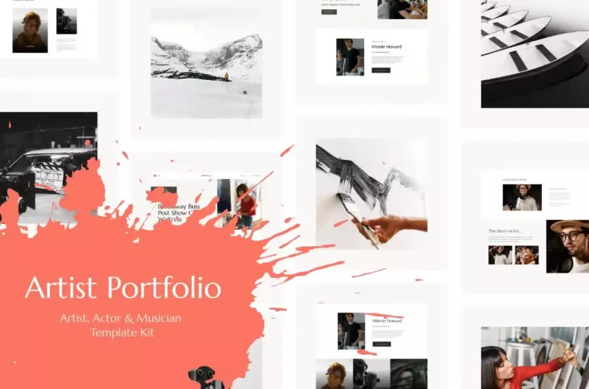 Artisio | Artist, Actor & Musician Elementor Template