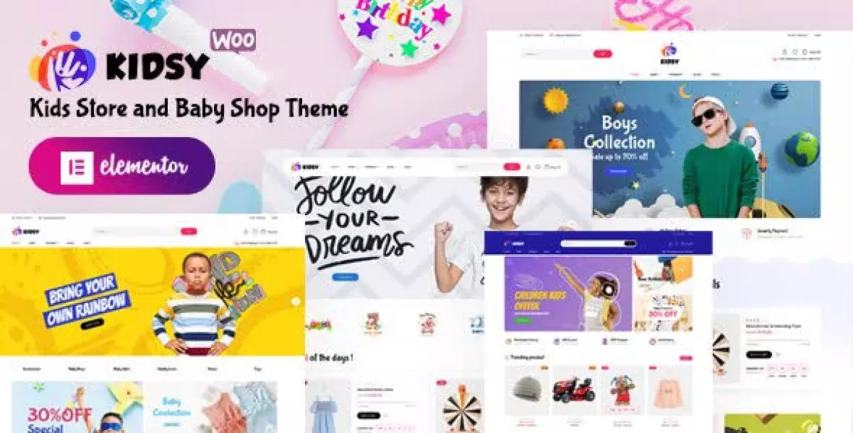 Kidsy – Kids Store and Baby Shop WooCommerce Theme 1.0