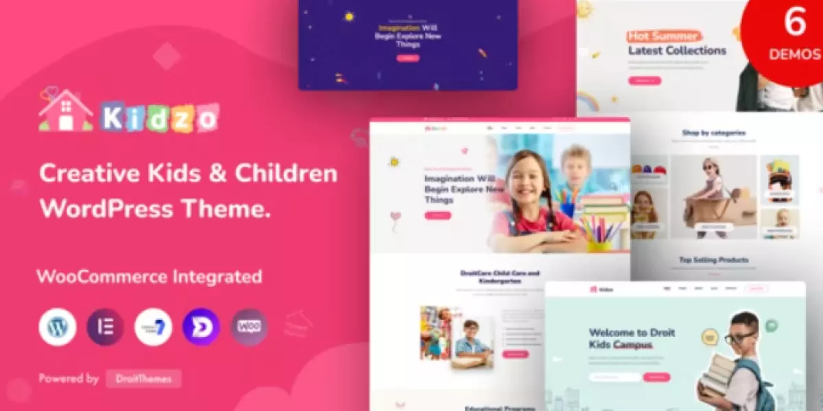 Kidzo - Kids &amp; Children WordPress Theme