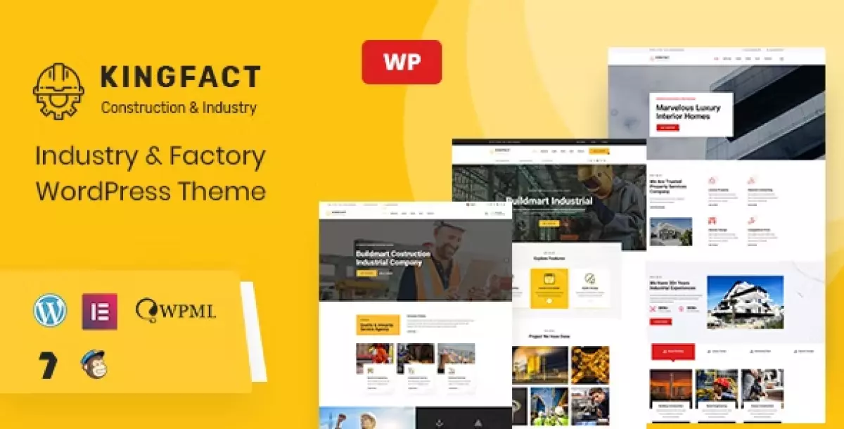 Kingfact | Industry &amp; Factory WordPress Theme + RTL