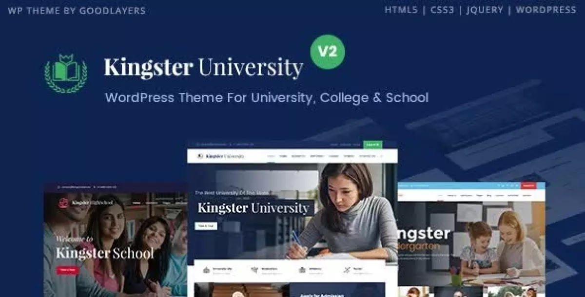 Kingster - LMS Education For University, College and School WordPress 3.1.7