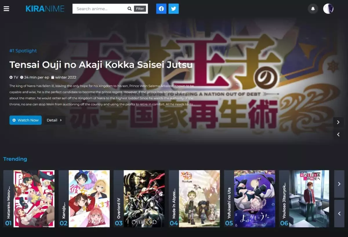 Kiranime - Anime Streaming Wordpress Theme  1.4.0