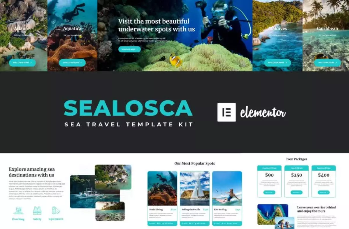 Sealosca - Sea Adventure Travel Template