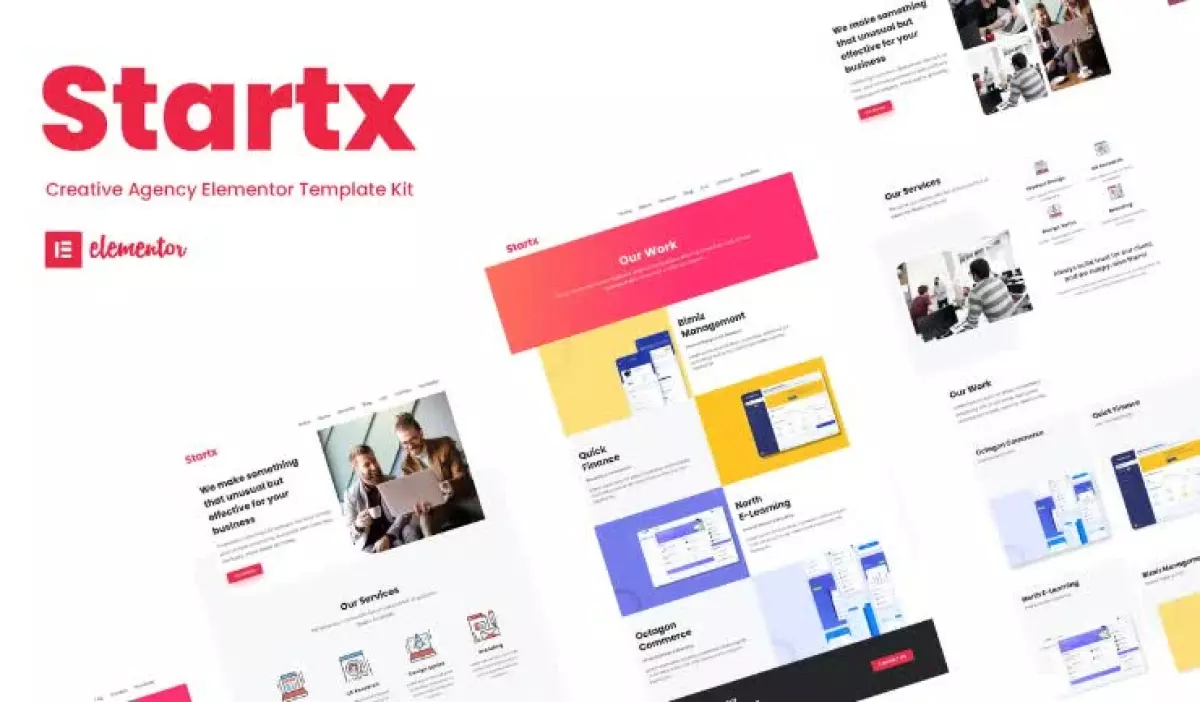 Startx - Creative Agency Elementor Template