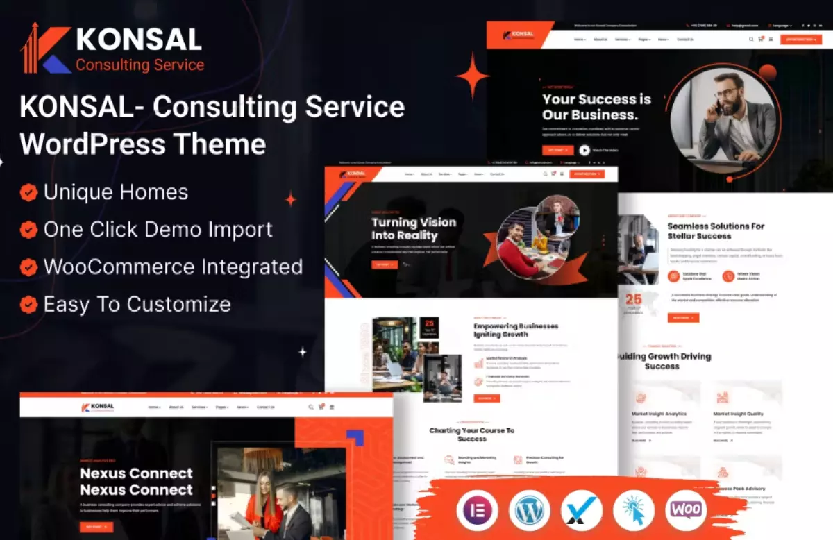 Konsal - Corporate Business &amp; Consulting WordPress
