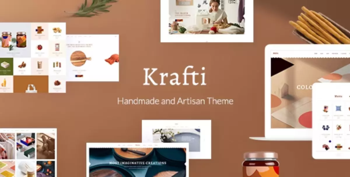 Krafti - Arts &amp; Crafts WordPress Theme