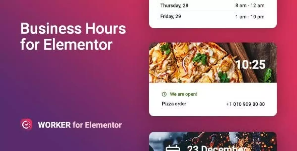 [WISH] Business hours widget for Elementor –