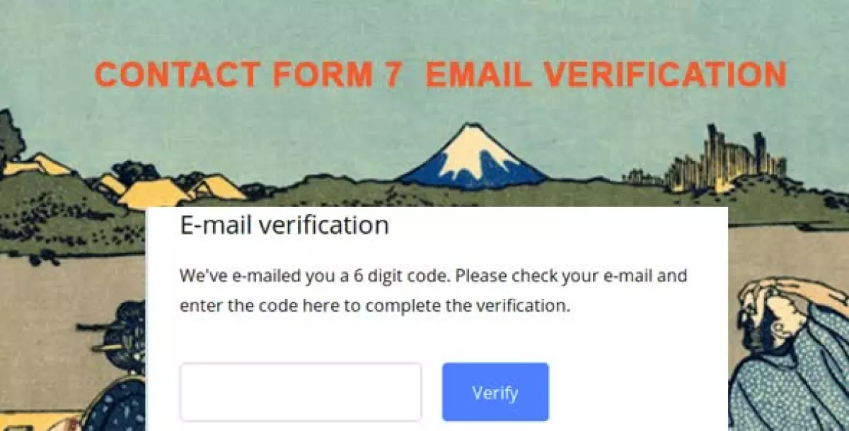 [WISH] Contact Form 7 Email Verification - OTP